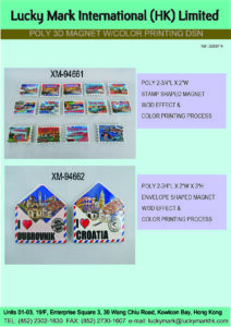 Polyresin Color Digital Printing Magnet