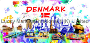 City Watercolor Style (Denmark)