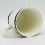 High Quality Fine Bone China White 12oz Taper Mug (Eagle Design)