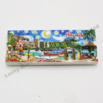 Polyresin Watercolor Hawaii Color Digital Printing Magnet (Customer Design)