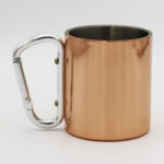 Stainless Steel Rose Gold Carabiner Mug