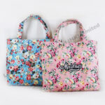 Flowers Cotton Tote Bag (Customer Design)