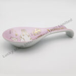 Porcelain Glaze Spoon Rest (Customer Real Gold Design)