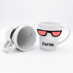 Porcelain Sunglasses Shaped Mug