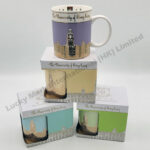 High Quality Fine Bone China White 11oz Coffee Mug (Customer Real Gold Design)